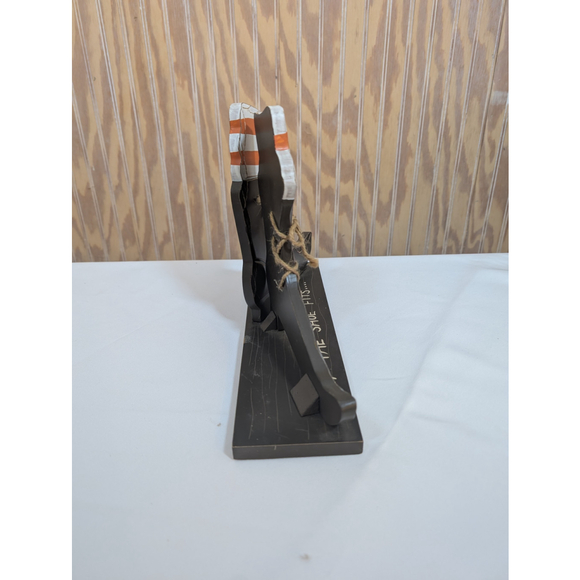 NWOT Halloween Decor Witch Shoes Sign "If the Shoe Fits" - Picture 2 of 6